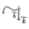 Kingston Brass KB1798BEXLS Widespread Kitchen Faucet, Brushed Nickel KB1798BEXLS - alternate 1